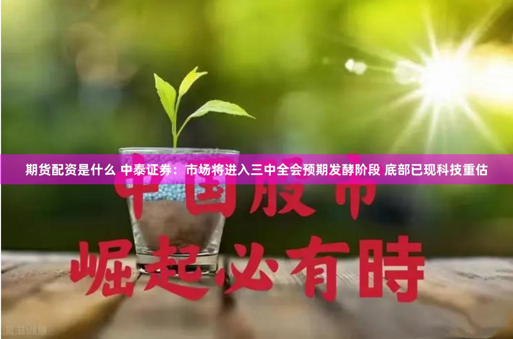 期货配资是什么 中泰证券：市场将进入三中全会预期发酵阶段 底部已现科技重估